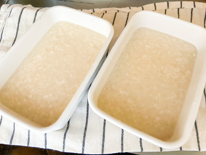 麹と米で作る甘酒