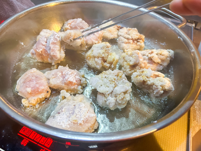 ステンレス　唐揚げ