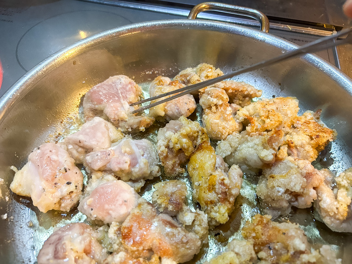 ステンレス　唐揚げ