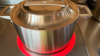 ステンレス鍋使い始め