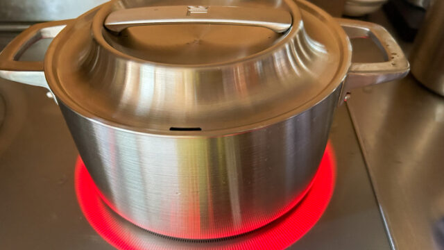 ステンレス鍋使い始め