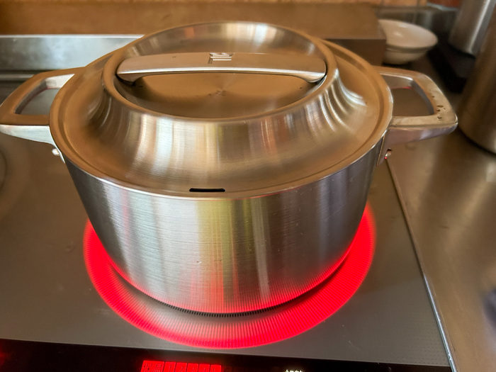 ステンレス鍋使い始め